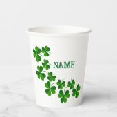 St Patrick's Day Wreath Thunder_Cove Pappbecher (Rückseite)