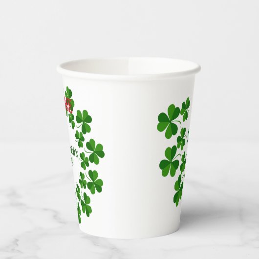 St Patrick's Day Wreath Thunder_Cove Pappbecher (Links)