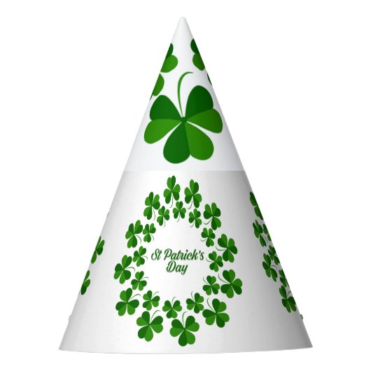 St Patrick's Day Wreath Thunder_Cove Partyhütchen (Vorderseite)