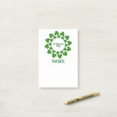 St Patrick's Day Wreath Thunder_Cove Post-it Klebezettel (Auf Schreibtisch)