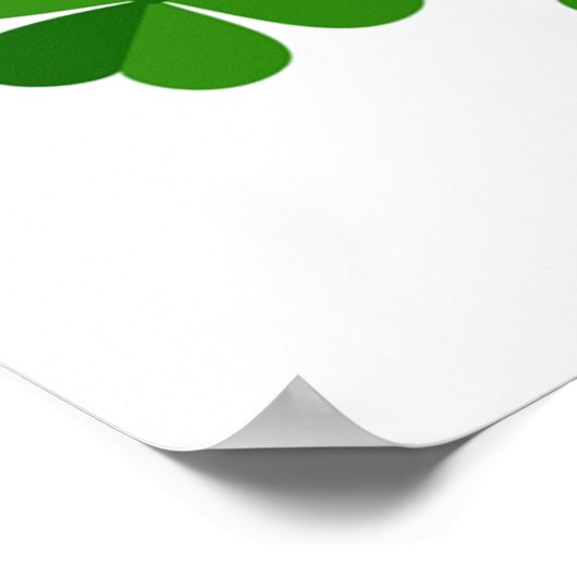 St Patrick's Day Wreath Thunder_Cove Poster (Ecke)