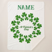 St Patrick's Day Wreath Thunder_Cove Sherpadecke (Vorderseite)