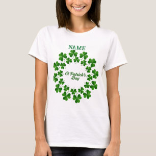 St Patrick's Day Wreath Thunder_Cove T-Shirt