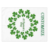 St Patrick's Day Wreath Thunder_Cove Tischdecke (Vorderseite (Horizontal))