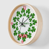 St Patrick's Day Wreath Thunder_Cove Uhr (Winkel)