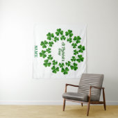 St Patrick's Day Wreath Thunder_Cove Wandteppich (Beispiel (Horizontal))