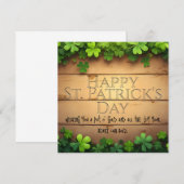 St. Patrick's Day wünscht 🍀 (Vorne/Hinten)