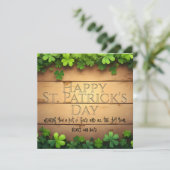 St. Patrick's Day wünscht 🍀 (Stehend Vorderseite)