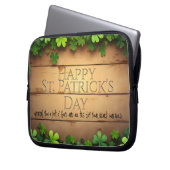 St. Patrick's Day wünscht 🍀 Laptopschutzhülle (Vorderseite Links)