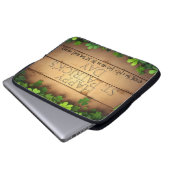 St. Patrick's Day wünscht 🍀 Laptopschutzhülle (Vorne Knopf)