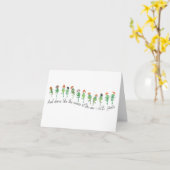 St. Patrick's Day Yeats Poetry Zitat Hand Gezeichn Karte (Gelbe Blume)