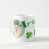 St. Patrick's Day Yorkie Kaffeetasse (Vorderseite Links)