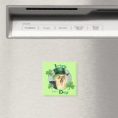 St. Patrick's Day Yorkie Magnet (In Situ (Geschirrspüler))