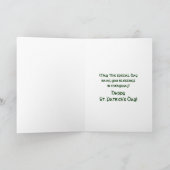 ST. PATRICK'S DAY - ZELLENKROSS KARTE (Innenseite)