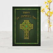 ST. PATRICK'S DAY - ZELLENKROSS KARTE (Gelbe Blume)