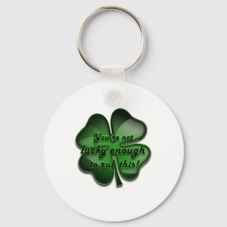 St. Patrick's Day Zing, nicht glücklich genug schw Schlüsselanhänger
