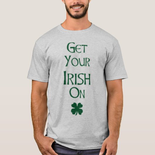 St Patricks Day Zitat T-Shirt (Vorderseite)