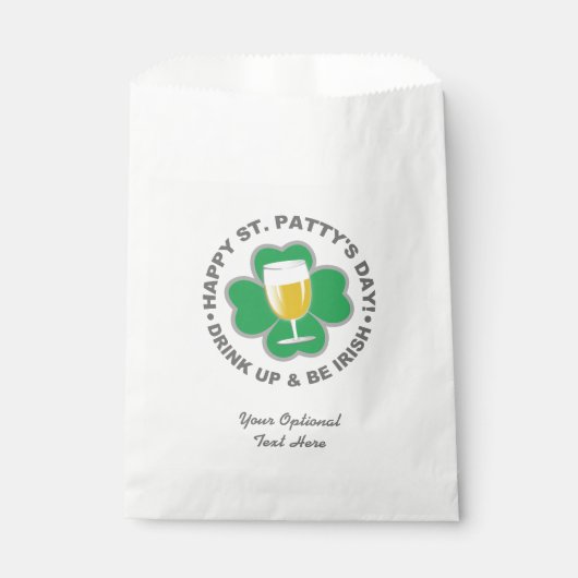 St. Patrick's Day Zolltarif für Taschen Geschenktütchen (Vorderseite)