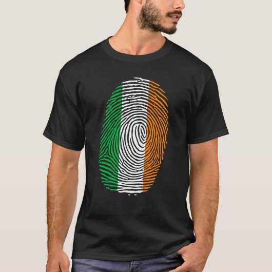 St Patricks Day Zu Saint Paddy's Flag Irish Finger T-Shirt (Vorderseite)