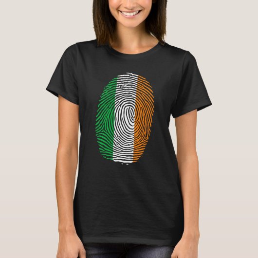 St Patricks Day Zu Saint Paddy's Flag Irish Finger T-Shirt (Vorderseite)