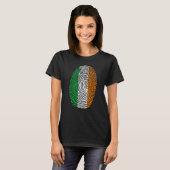 St Patricks Day Zu Saint Paddy's Flag Irish Finger T-Shirt (Vorne ganz)