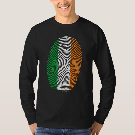 St Patricks Day Zu Saint Paddy's Flag Irish Finger T-Shirt (Vorderseite)