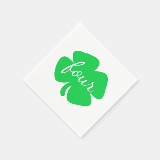 St. Patrick's Day zum Geburtstag Serviette (Ecke)