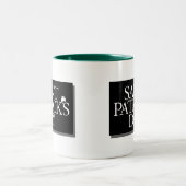 St. Patrick's Day Zweifarbige Tasse (Mittel)