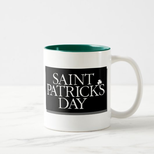St. Patrick's Day Zweifarbige Tasse (Rechts)