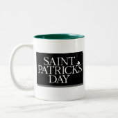 St. Patrick's Day Zweifarbige Tasse (Links)