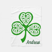 St Patricks DayFleece Lap Blanket für Rollstuhl Fleecedecke (Vorderseite)
