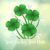 St Patrick's Decal Personalisiert Lucky Window Dec Fensteraufkleber (Blatt 3)