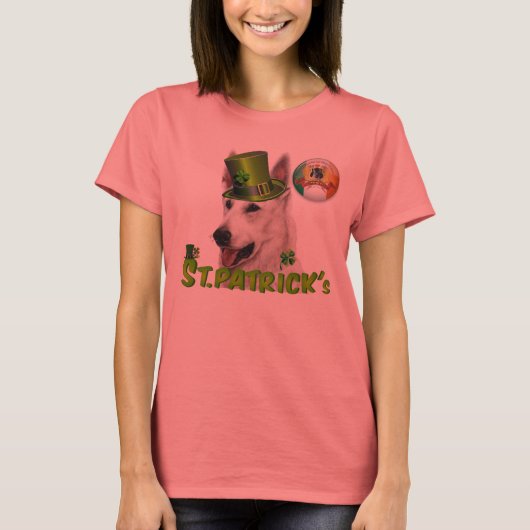 St. Patricks Deutscher Schäferhund Besitzer T-Shirt (Vorderseite)