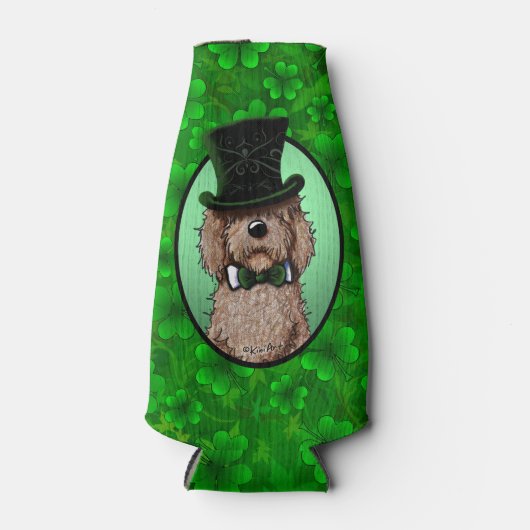 St. Patrick's Doodle Flaschenkühler (Vorderseite)