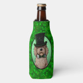 St. Patrick's Doodle Flaschenkühler (Flaschenvorderseite)