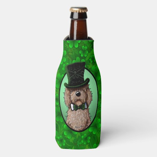 St. Patrick's Doodle Flaschenkühler (Flaschenvorderseite)