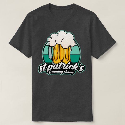 St Patricks Drinking Champ Funny St Patricks day T-Shirt (Design vorne)