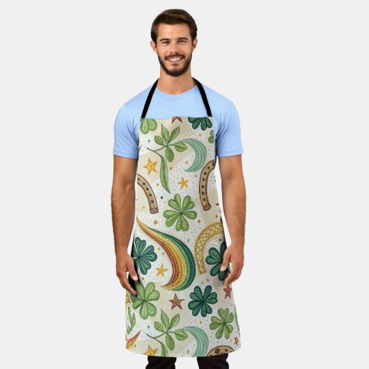 St. Patricks Feier Schürze (Getragen)