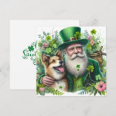 St. Patrick's Feiertagskarte (Vorne/Hinten)
