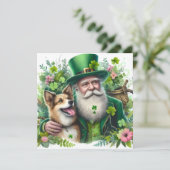 St. Patrick's Feiertagskarte (Stehend Vorderseite)