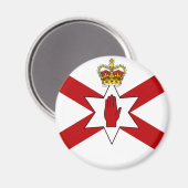 St. Patrick's For Northern Ireland Crownflag Magnet (Vorderseite/Rückseite)