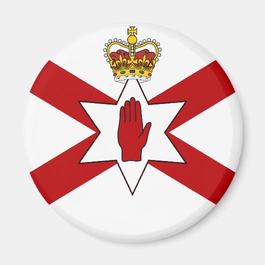 St. Patrick's For Northern Ireland Crownflag Magnet (Vorne)