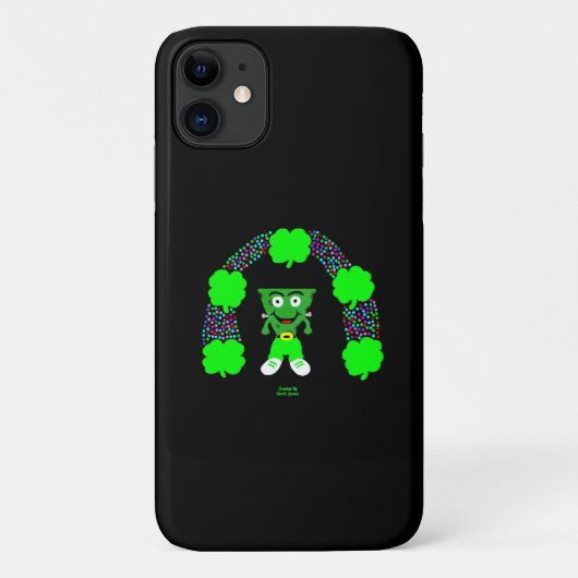 St. Patrick's FrankenCheese Apple iPhone 11 Fall Case-Mate iPhone Hülle (Rückseite)