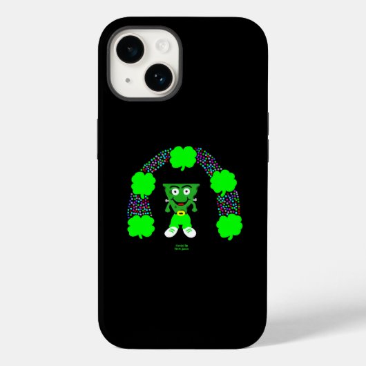 St. Patrick's FrankenCheese Apple iPhone 14 Fall Case-Mate iPhone Hülle (Rückseite)