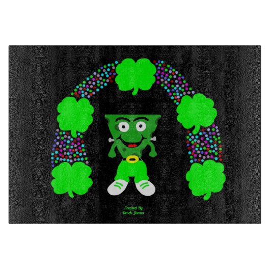 St. Patrick's FrankenCheese Cutting Board Schneidebrett (Vorderseite)