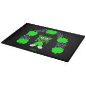 St. Patrick's FrankenCheese Cutting Board Schneidebrett (Ecke)