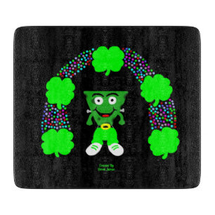 St. Patrick's FrankenCheese Cutting Board Schneidebrett