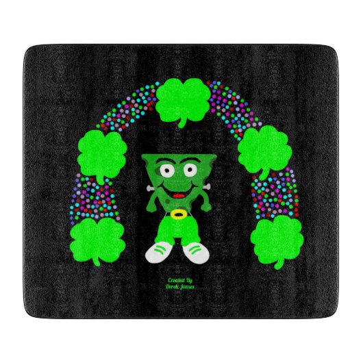 St. Patrick's FrankenCheese Cutting Board Schneidebrett (Vorderseite)