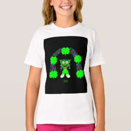 St. Patrick's FrankenCheese Girls White T Shirt