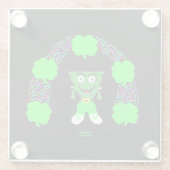 St. Patrick's FrankenCheese Glass Untersetzer (Rückseite)